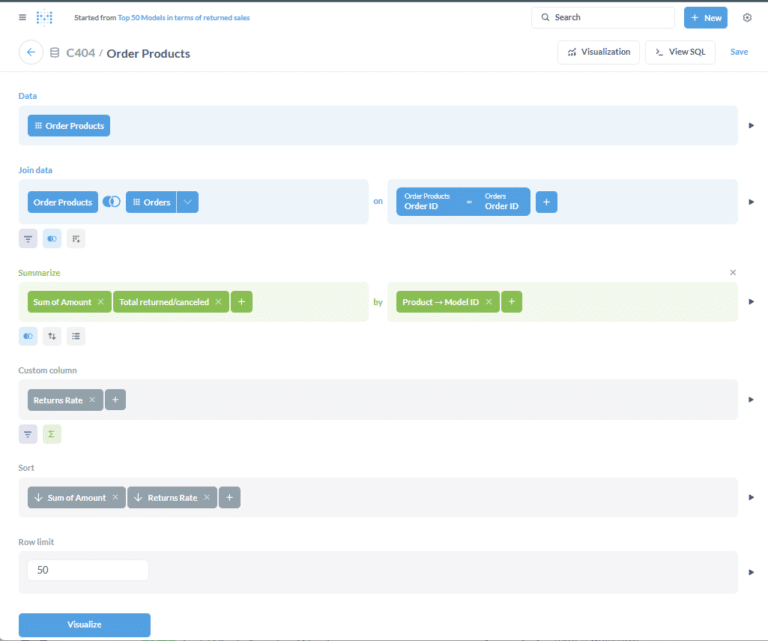 How to build custom questions in jewelry BI