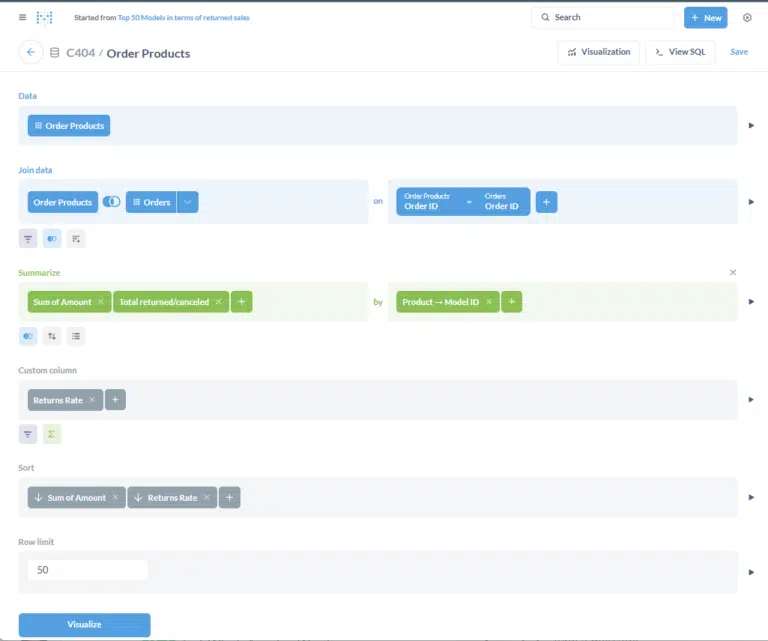How to build custom questions in jewelry BI