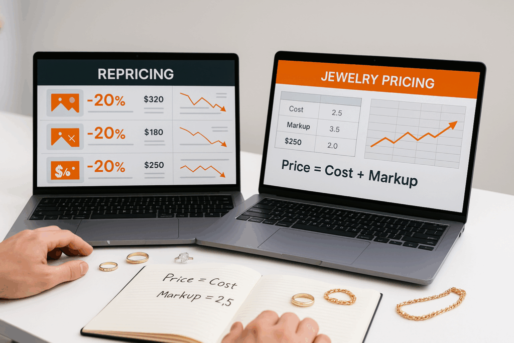 Why Cost-based pricing is more relevant to Market based Repricing in Jewelry eCommerce
