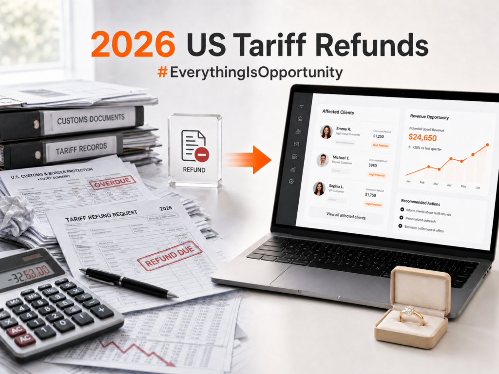 US Tariffs Refund 2026 create jewelry eCommerce opportunity